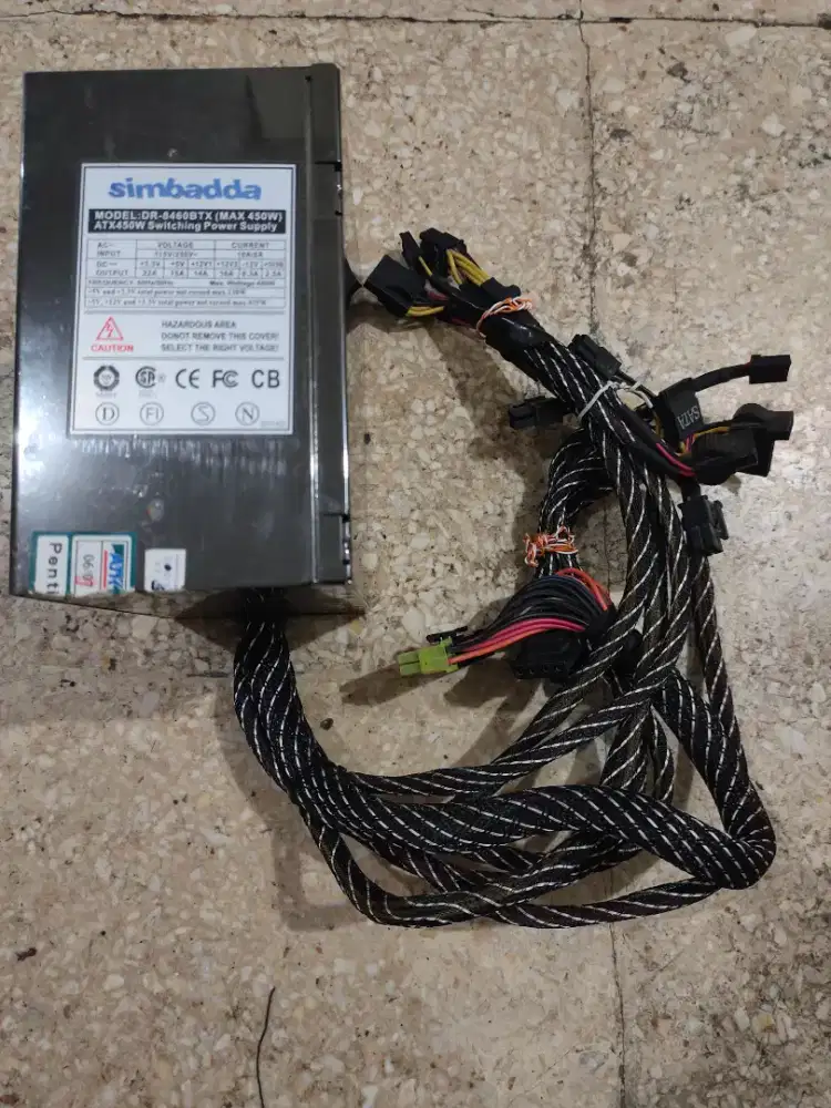 PSU Simbadda DR-8460BTX 450 Watt