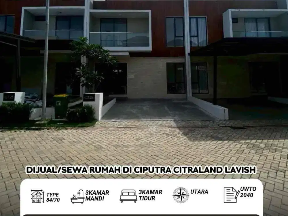 dijual sewa Lavish hills