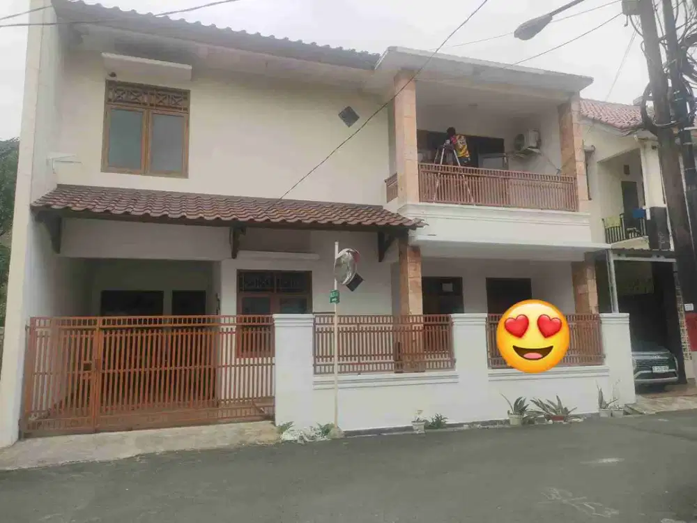 DIKONTRAKAN RUMAH SIAP HUNI DLM KOMPLEK DENGAN KEAMANAN 24 JAM  CONDET