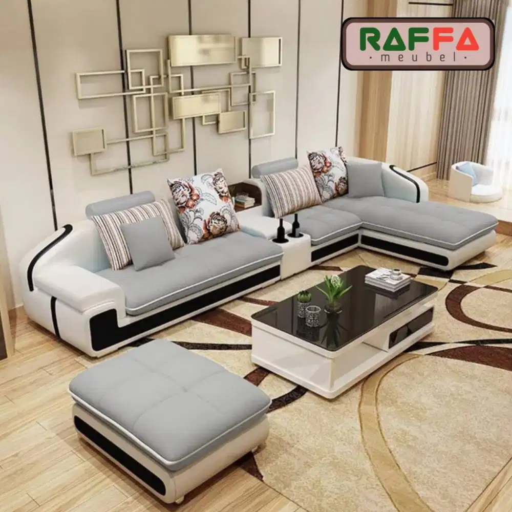 Sofa Ruang Tamu Minimalis Mewah COD - Sofa Minimalis Modern - Sofa L