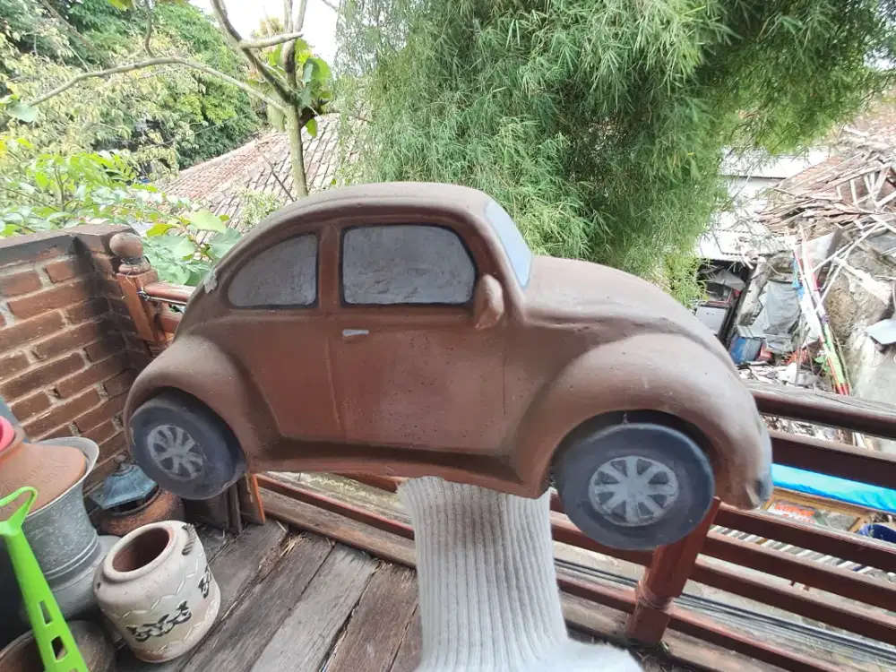 Keramik miniatur mobil vw