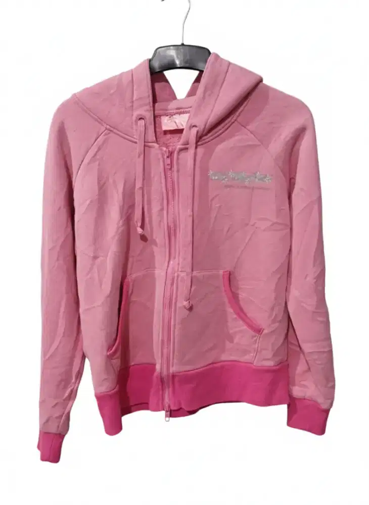 Jaket Zipper Hoodie Pink Kis My Ft2