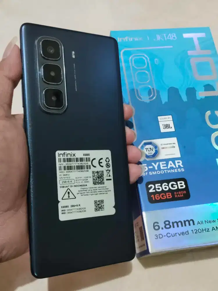 Infinix hot 50 Pro+  ram 8/256 mulus no minus masih bergaransi
