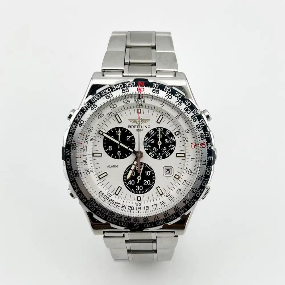 Breitling Navitimer Jupiter Pilot Alarm A59028 Vintage