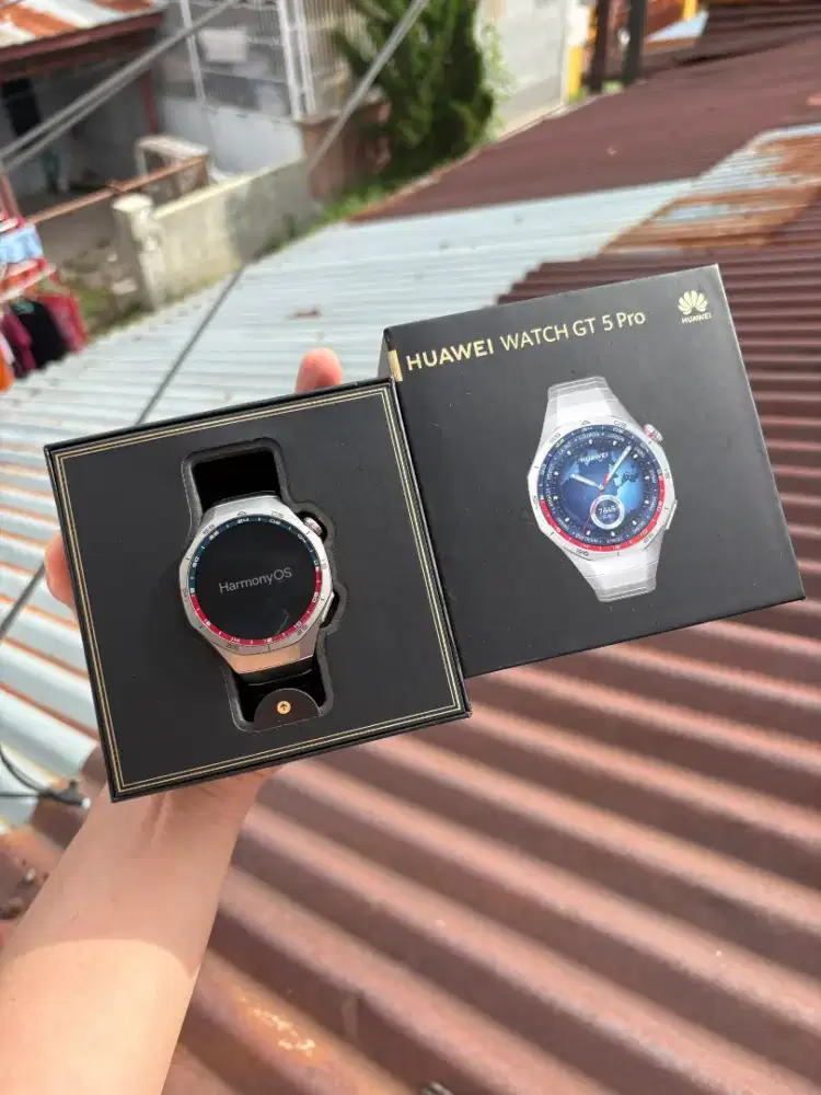 Huawei Watch GT5 Pro 46mm Titanium eks Garansi Resmi