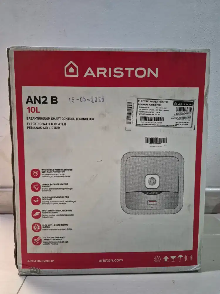 Water Heater Ariston Andris AN2 B 10L 150 watt