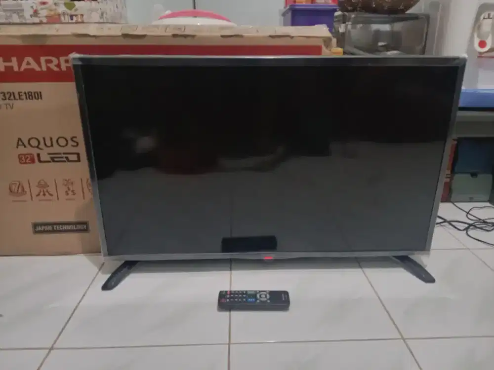 HARGA:1.090RIBU NET PAS TIDAK NEGO MURAH
TV LED SHARP 32IN SUDAH  STB
