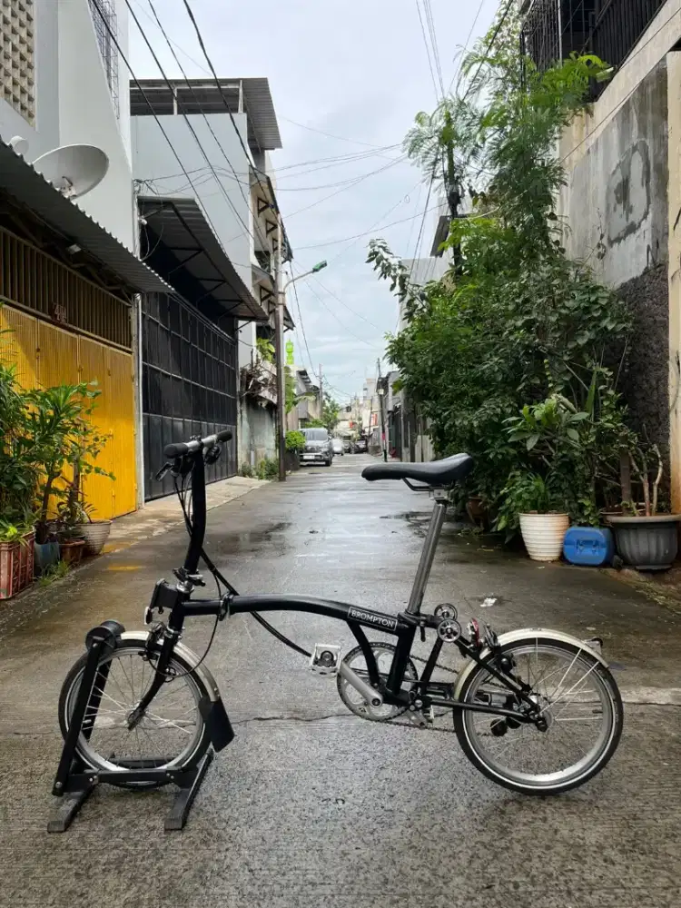 brompton hitam 2019 S6L