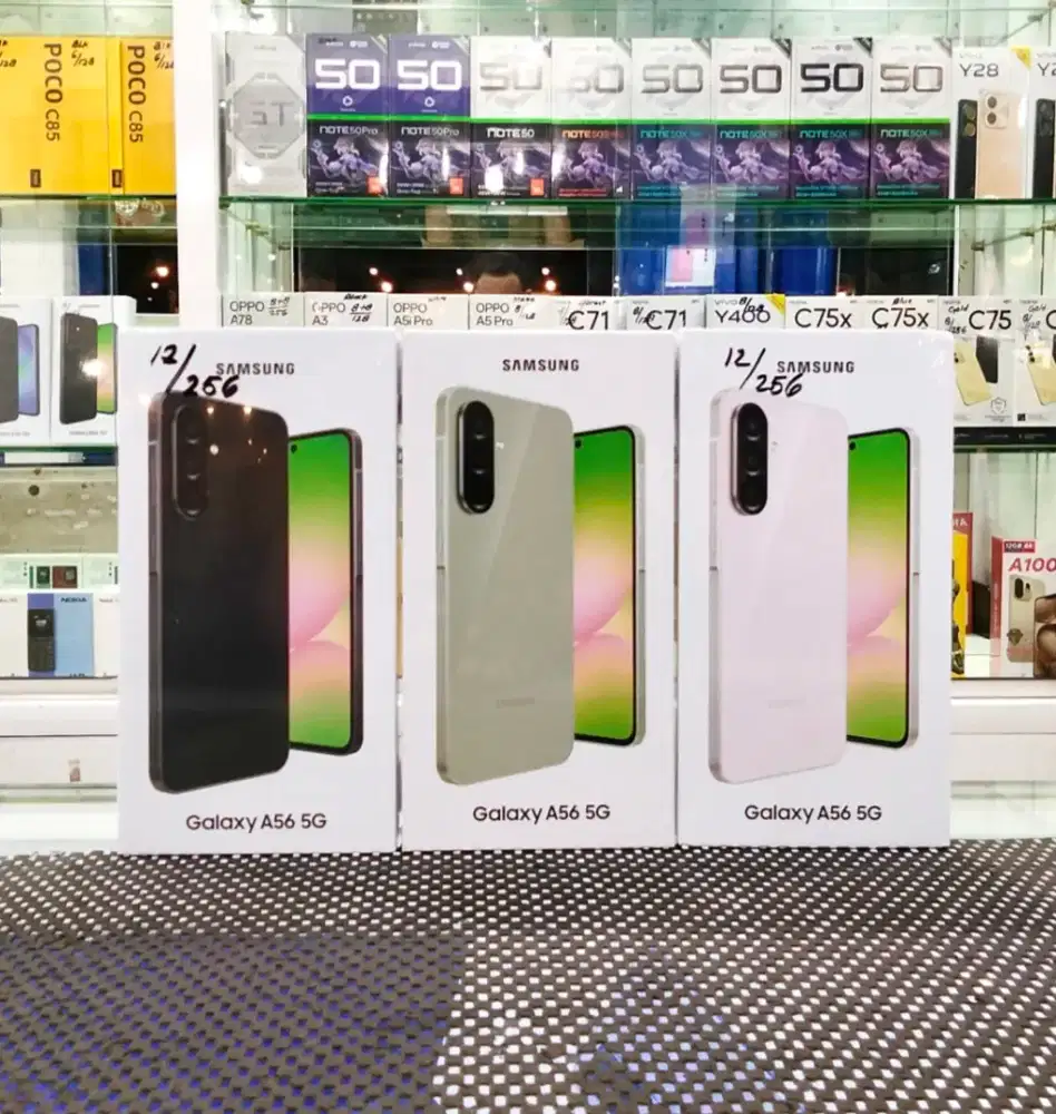 BARU..SAMSUNG A56 5G RAM 12+12/256 SEGEL/GARANSI RESMI.