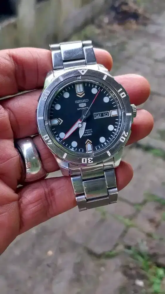 Mahar jam seiko 5sport automatic origin