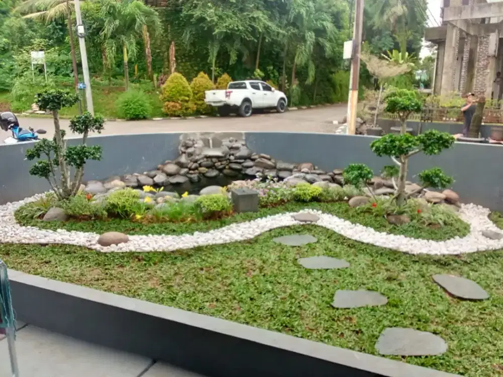 Jasa pembuatan taman hias
