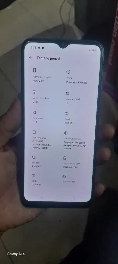 Realme c3 ram 3/32