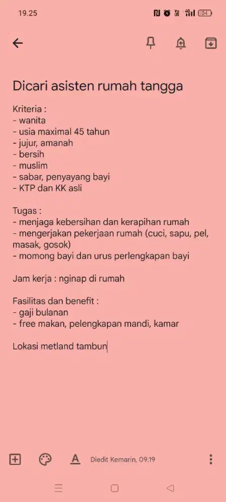 Asisten rumah tangga