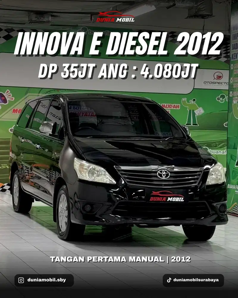 INNOVA DieseL Manual 2012 Pmk 2013  Kond Bagus Bisa Tukar Tambah 2011
