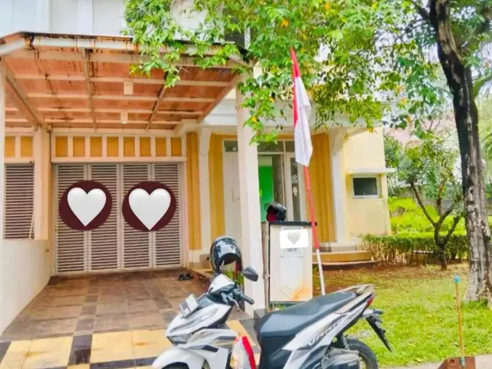 Rumah  Cluster Vernonia Summarecon Bekasi 8x18 Hoek