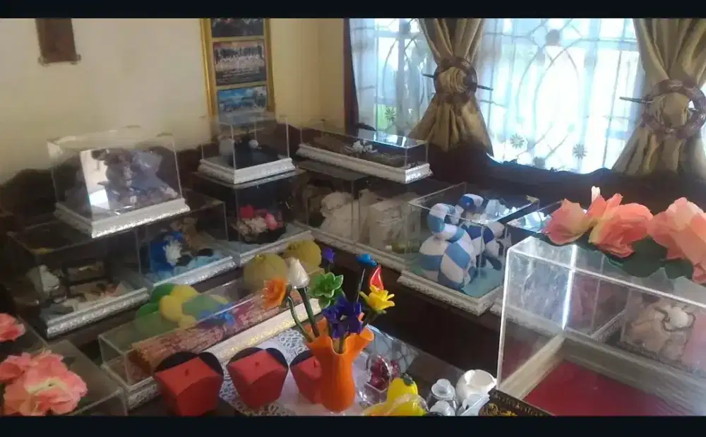 Di jual 1 set hantaran akrilik putih