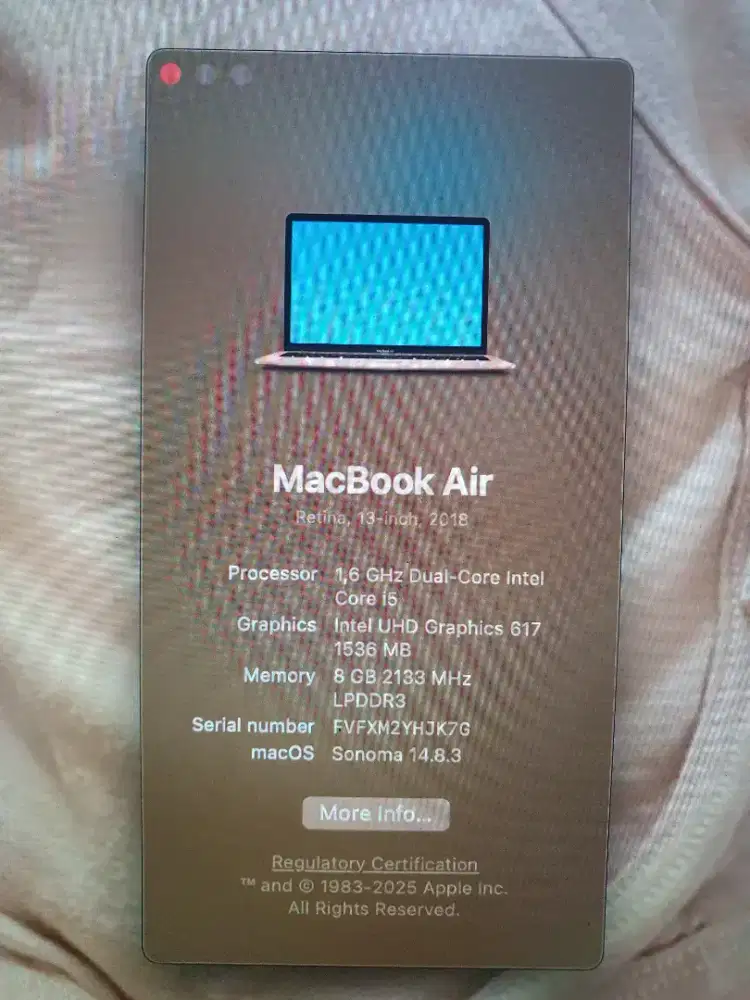 MacBook Air retina 13-inc, 2018