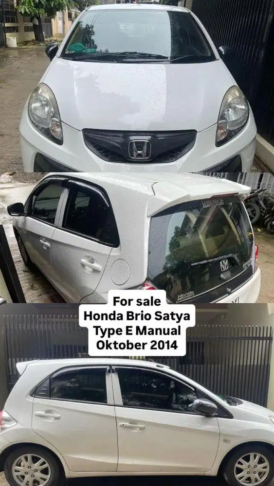 Jual mobil Honda Brio Satya