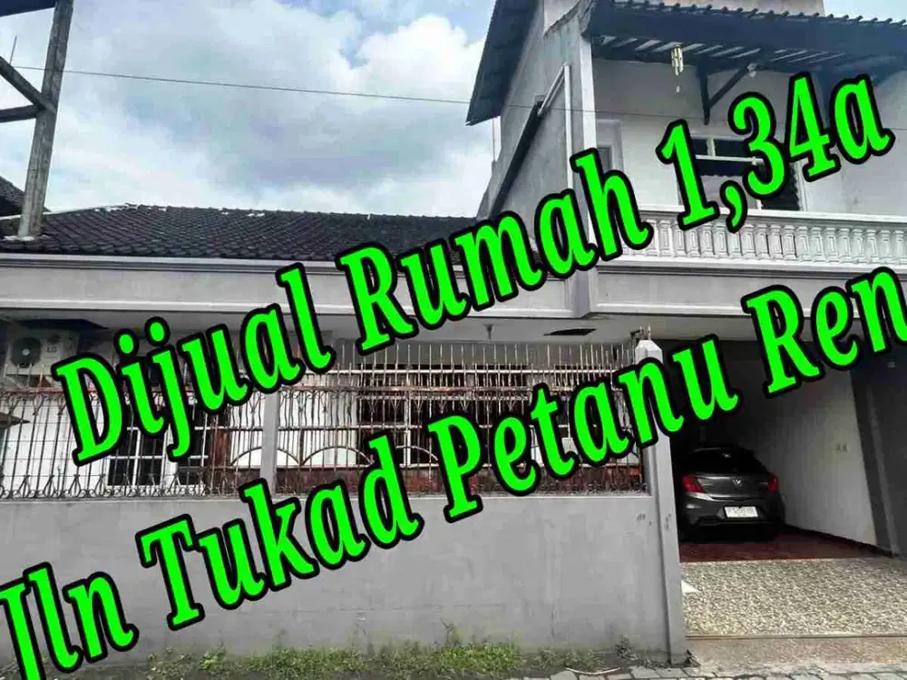 Dijual Rumah 1,3a Lnt2 di Jln Tukad Petanu Renon Denpasar Bali