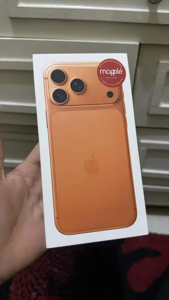 Jual iphone 17 pro max warna orange ibox ID pembelian bulan nov 2025