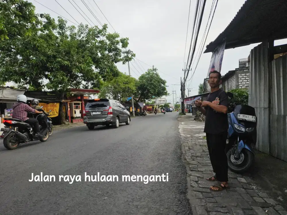 Lahan nol jalan raya hulaan menganti