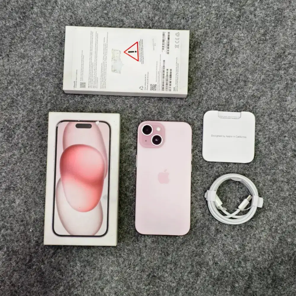 Iphone 15 128Gb Ibox Garansi On Pink