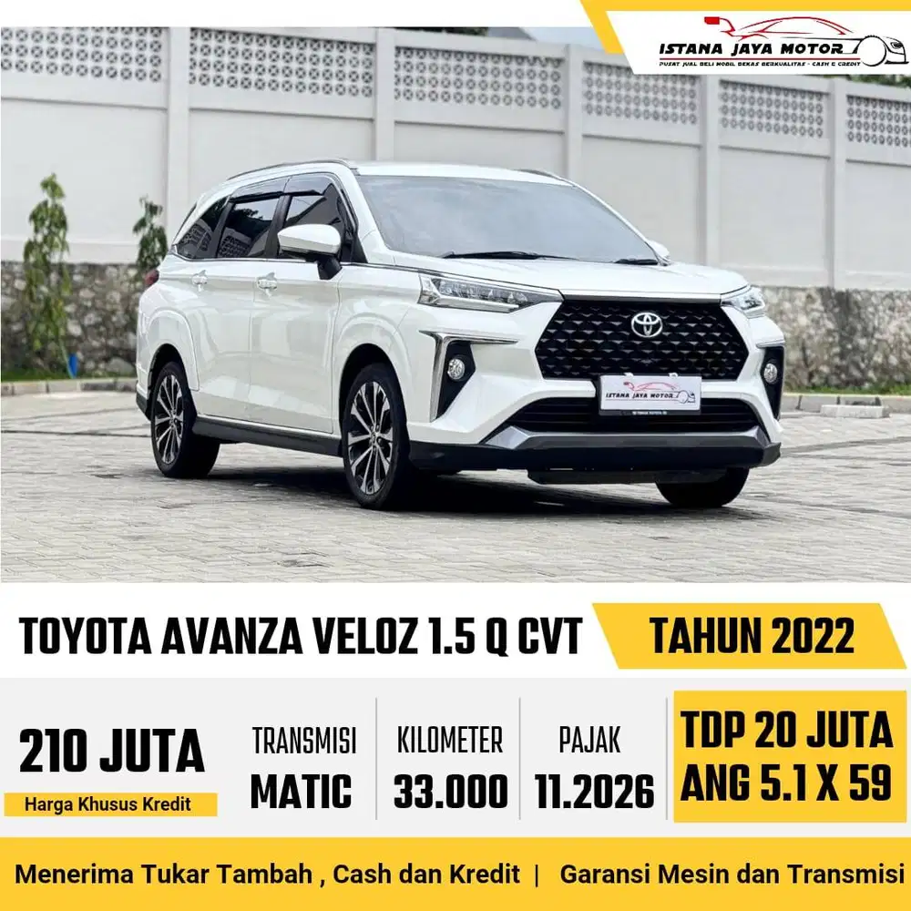 TOYOTA AVANZA VELOZ 1.5 Q CVT 2022
