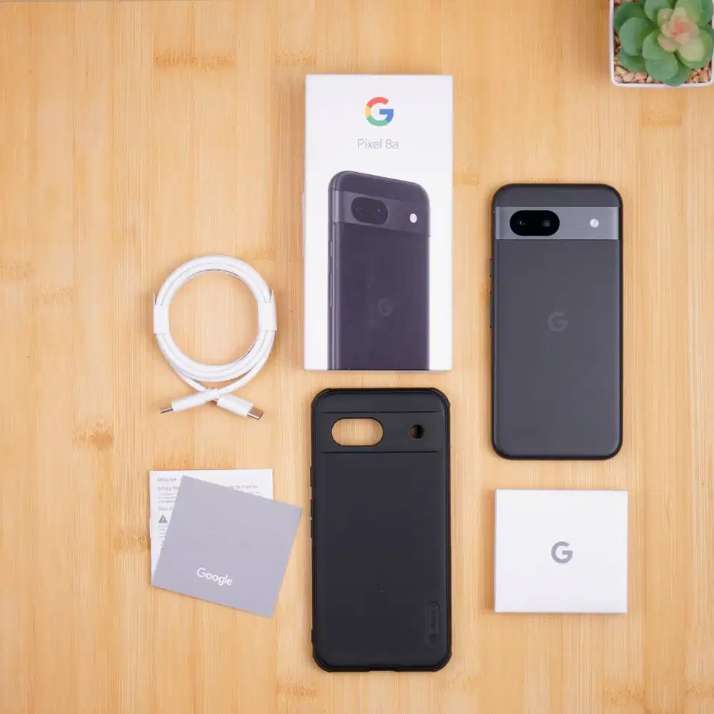 Google Pixel 8A 8/256GB Obsidian, Fullset original