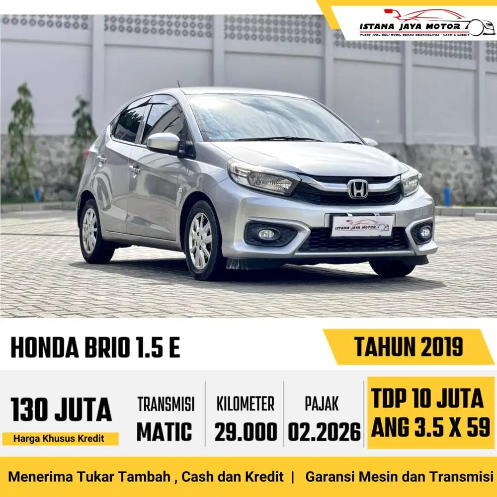 HONDA BRIO 1.2 E AT 2019