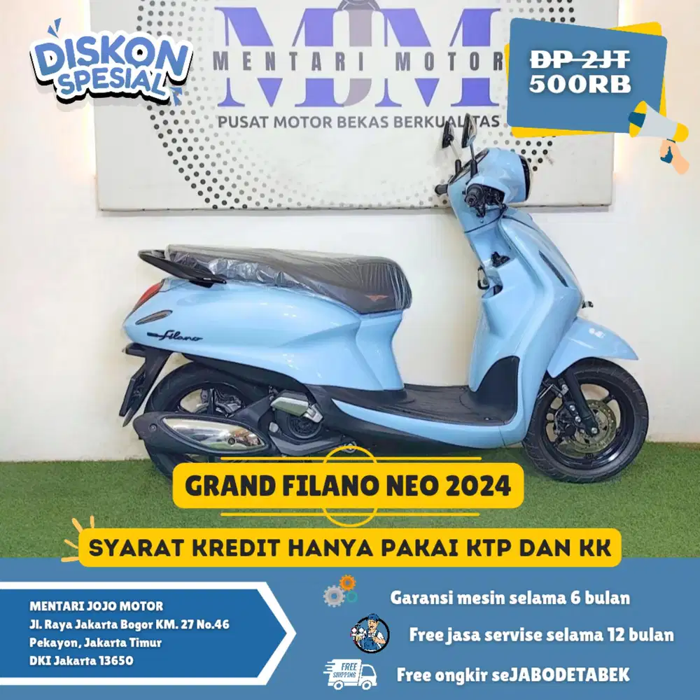 GRANDA FILANO LIKE NEW 2024 DP 500RB !!! MENTARI JOJO MOTOR