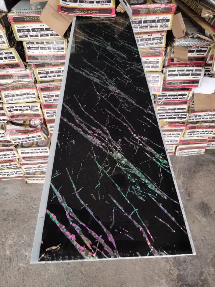 Plafon PVC terpasang