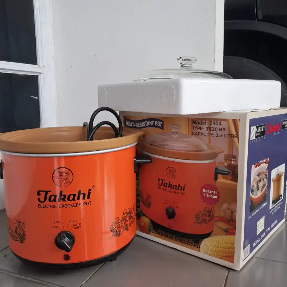 Takahi Electric Crockery Pot 3.5 Liter | Slow Cooker