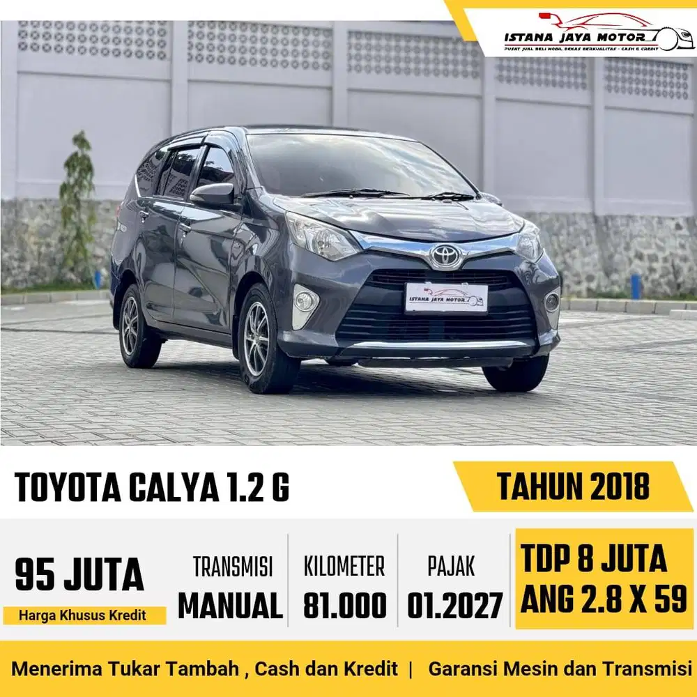 TOYOTA CALYA 1.2 G MT 2018