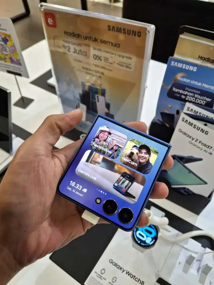 SAMSUNG Z FLIP 7 + BUDS 3 FE DAN FREE SPEAKER PREMIUM