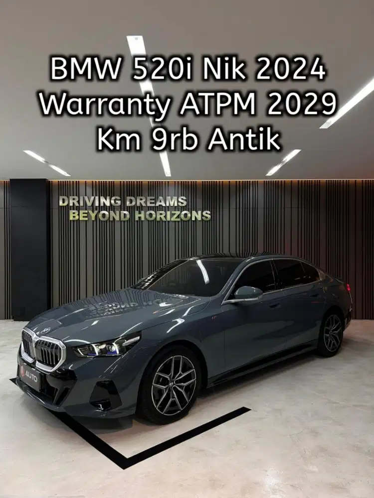 BMW 520i M-Sport 2025 New Model Hijau Km9rb Nik 2024 B1595NAE