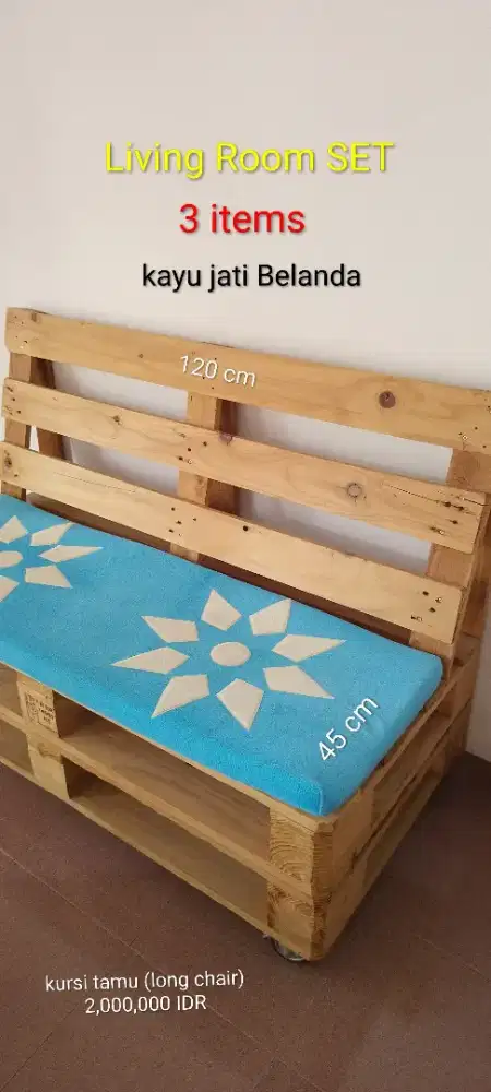 Kursi Ruang Tamu Kayu Jati Belanda