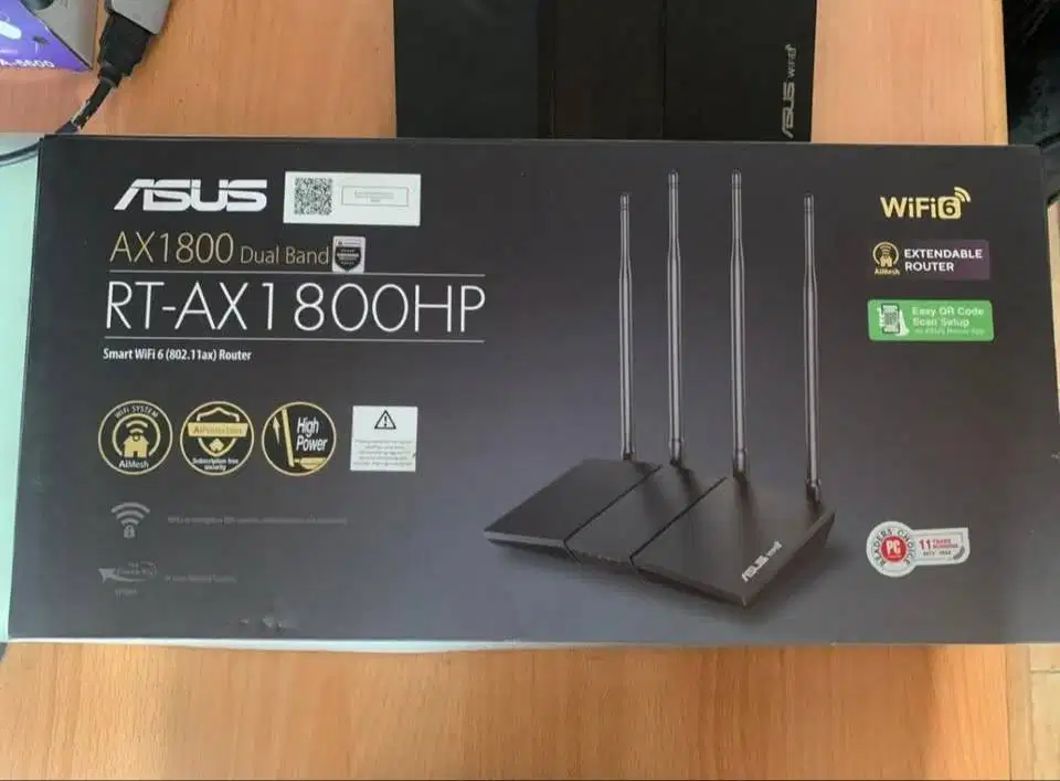 Router Dual Band ASUS RT-AX1800HP AX 1800 Wifi 6 Modem Repeater