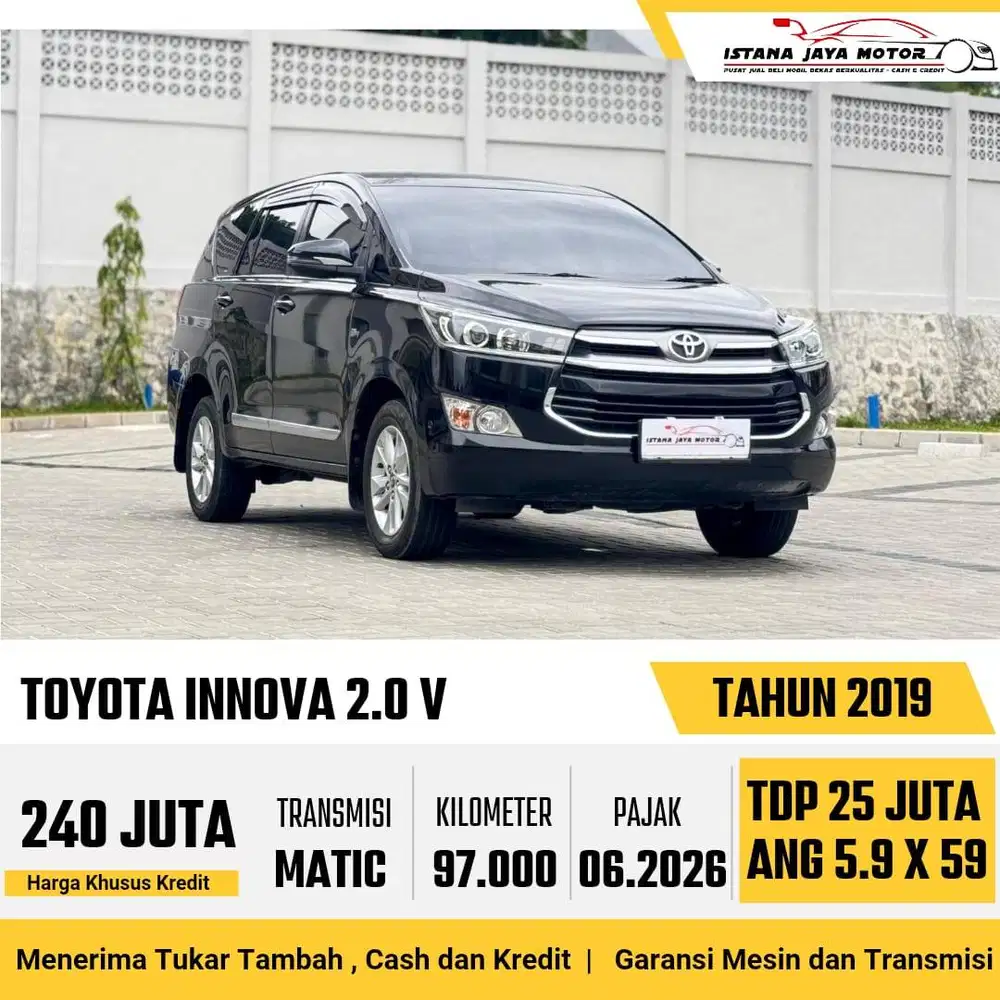 TOYOTA INNOVA 2.0 V 2019
