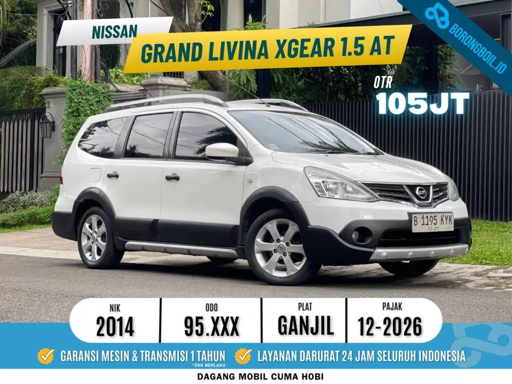 Nissan Grand Livina XGear 1.5 AT 2014 Low KM!| Mobilio BRV Innova