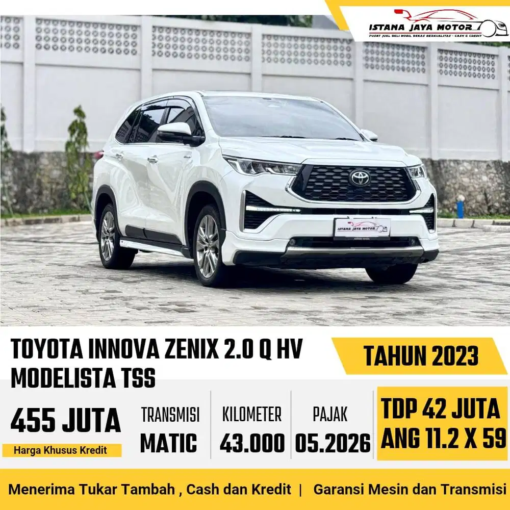 TOYOTA INNOVA ZENIX 2.0 Q HV MODELISTA TSS 2023
