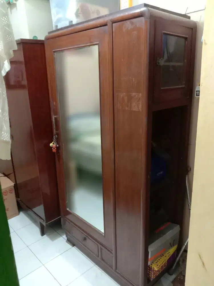 Lemari Pakaian 1 Pintu Kayu Obral Cepat Saja
