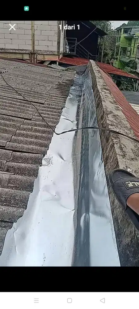 Atap bocor kanopi atap bajarigan terpasang dll bergaransi