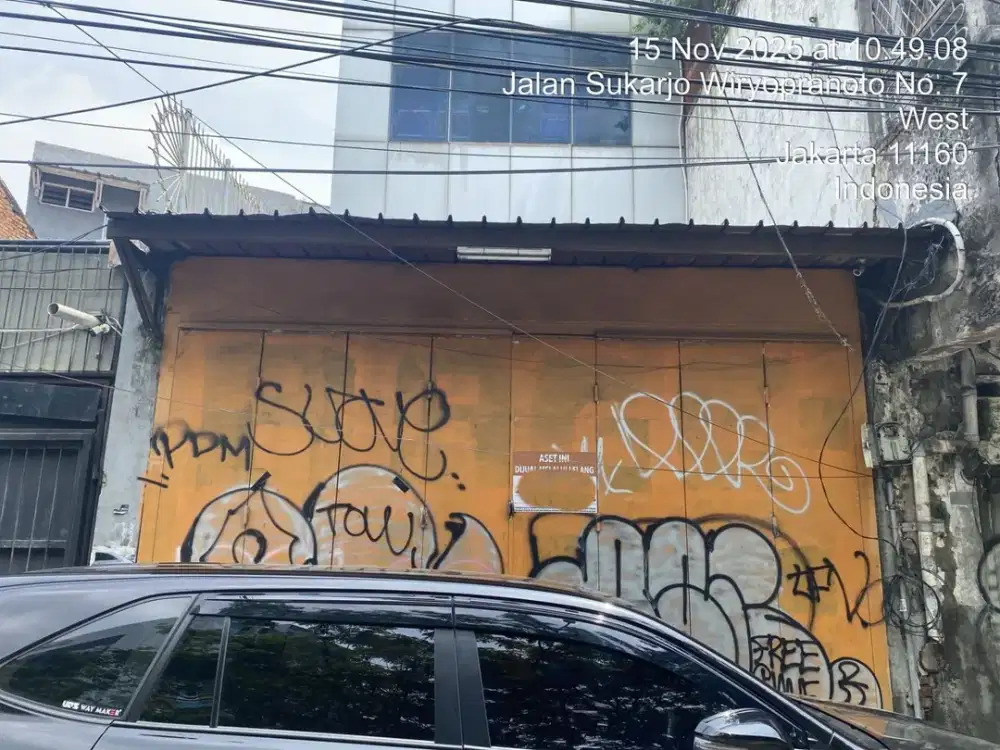 Dijual Lelang Ruko Jalan Sukarjo Wiryo Pranoto Maphar, Taman Sari Jakarta Barat