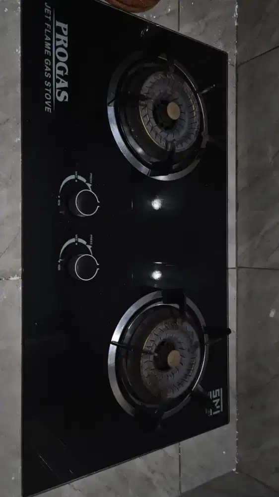 Kompor 2 tungku merk Progas