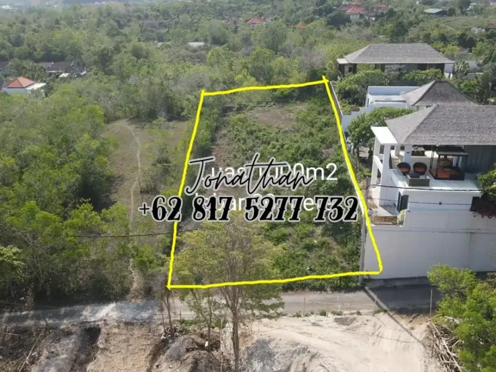 Dijual Tanah Freehold 10 Are Zona Perumahan di Ungasan Bali - LSYG