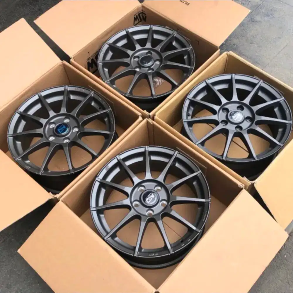 Velg MSW by OZ wheels MSW 85 Matt Graphite -  R17 PCD 5x112 mulus