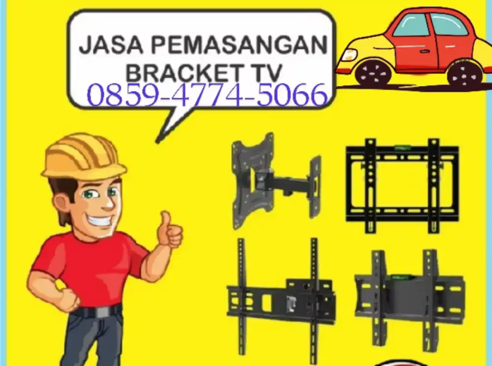 Jasa pasang bracket tv led