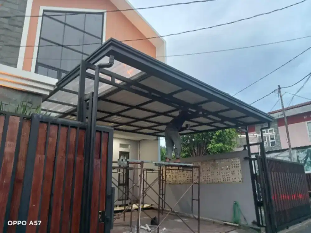 Kanopi alderon dobel layar