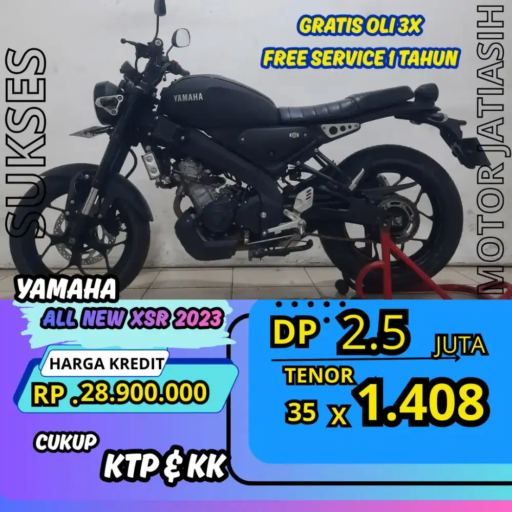 DP MURAH YAMAHA ALL NEW XSR 155 2023 DP 2.5 JUTA BISA CASH/KREDIT