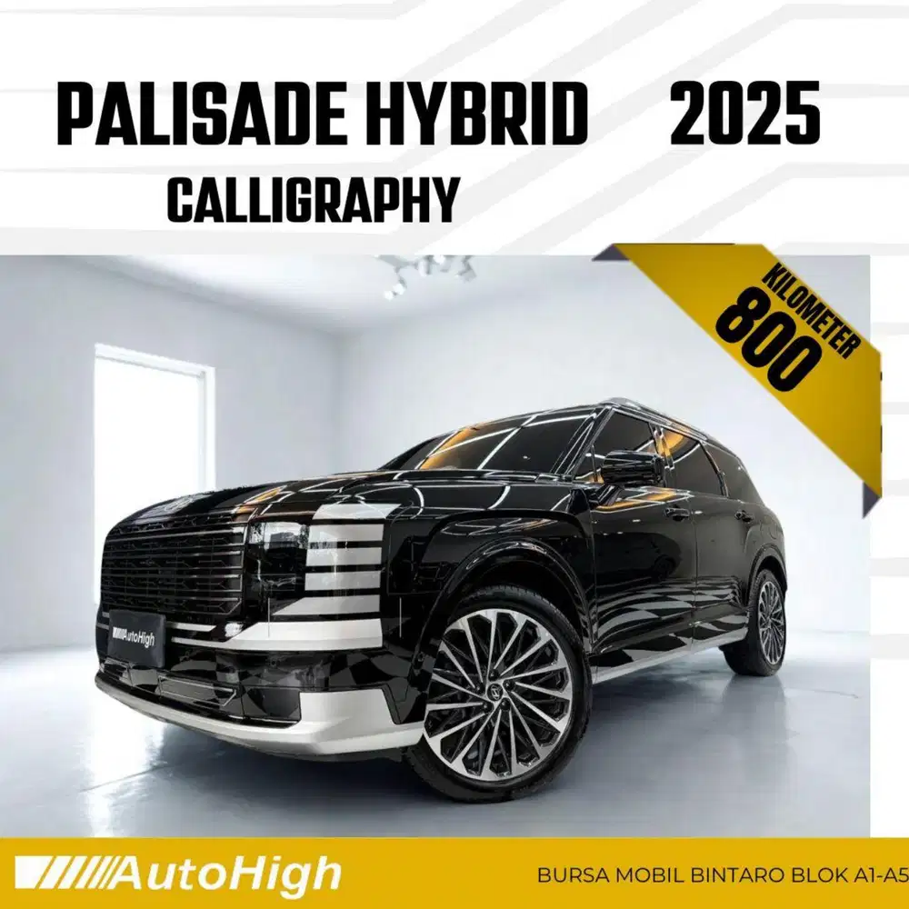 DP10% [Km800 Perak] Palisade Hybrid Calligraphy 2025 Black #AUTOHIGH